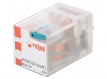 Relay: electromagnetic | 3PDT | Ucoil: 24VDC | 10A/250VAC | 10A/24VDC