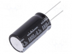 Capacitor: electrolytic | THT | 6800uF | 6.3VDC | &Oslash;18x35.5mm | &plusmn;20%