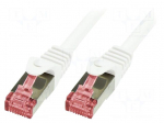 Patch cord | S/FTP | 6 | stranded | Cu | LSZH | grey | 7.5m | 27AWG