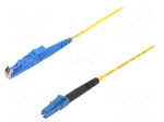 Fiber patch cord | E2/UPC,LC/UPC | 5m | Optical fiber: 9/125um
