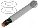 Wire | JZ-500 | 21G0,75mm2 | unshielded | 300/500V | PVC | Cu | stranded