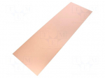 Laminate | CEM3 | 1.5mm | L: 165mm | W: 500mm | Coating: copper