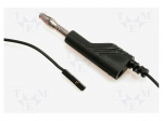 Test lead | 60VDC | 3A | with 4mm axial socket | Len: 1m | black