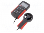 Thermoanemometer | LCD,with a backlit | 2&divide;30m/s | 0&divide;40&deg;C