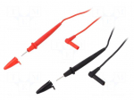 Set of test leads | Urated: 1kV | Inom: 10A | Len: 1.2m | 2x test lead