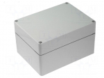 Enclosure: multipurpose | X: 120mm | Y: 160mm | Z: 90mm | EURONORD | grey
