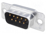 D-Sub | PIN: 9 | plug | male | soldering | Series: HD 20