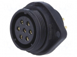 SP21 | socket | female | PIN: 7 | IP68 | soldering | 500V | 1.5mm2 | 15A