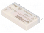 Relay: electromagnetic | SPDT | Ucoil: 12VDC | 6A/250VAC | 6A/24VDC | 6A
