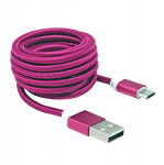 Sbox USB->Micro USB M/M 1.5m USB-10315P pitaya pink