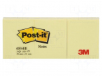 Sticky notes | yellow | Pcs: 3 | 38x51mm