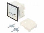 Voltmeter | on panel | VDC: 0&divide;10V | Class: 1.5 | Umax: 600V | Length: 61mm