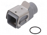 Enclosure for connectors: HDC | size 1 | with latch | straight | M20