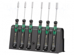 Screwdriver: precision-set | precision | 6-angles socket | 6pcs.
