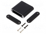 Enclosure: with panel | MXA | X: 48mm | Y: 49mm | Z: 13mm | aluminium