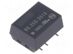 Converter: DC/DC | 0.25W | Uin: 4.5&divide;5.5VDC | Uout: 15VDC | Iout: 17mA