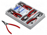 Tools set: pliers | for circlip