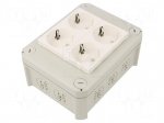 Enclosure: junction box | X: 116mm | Y: 150mm | Z: 67mm | IP30 | T 100