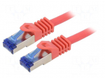 Patch cord | S/FTP | Cat: 6a | RJ45 plug,both sides | stranded | Cu