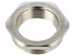 Reduction of threads for glands | Int.thread: M25 | brass | IP68