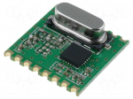 Module: RF | FM transmitter | FSK | 433.92MHz | SPI | 1.8&divide;3.6VDC | 13dBm
