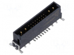 Connector: PCB to PCB | socket | male | PIN: 20(4+16) | straight | SMT