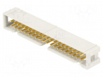 Connector: IDC | socket | male | PIN: 40 | straight | THT | 2.54mm | 2x20