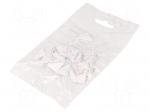 Cap for LED profiles | white | 20pcs | ABS | CABI12