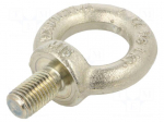 Lifting eye bolt | M16x27 | Head: eye | steel | zinc | DIN 580 | &Oslash;: 35mm