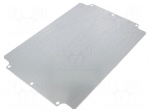 Mounting plate | steel | W: 215mm | L: 315mm | Thk: 1.5mm | Plating: zinc