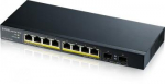 ZYXEL GS1100-10HPV2, UNMANAGED POE 8X GIGABIT, 2X FIBER UPLINK, 130 WATT POE (5Y WARRANTY)