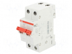 Switch-disconnector | Poles: 2 | for DIN rail mounting | 40A | 415VAC