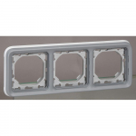 PLAQUE + SUPPORT 3PH GRIS