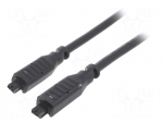 Cable | female | PIN: 2 | Len: 1m | 250V | 8A | Insulation: PVC | tinned | 1x2