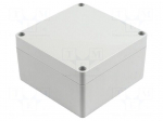 Enclosure: multipurpose | X: 105mm | Y: 105mm | Z: 60mm | 1554 | grey | IP68