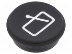 Button | round | &Oslash;21mm | black | 09