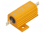 Resistor: wire-wound | with heatsink | screw | 10m&Omega; | 25W | &plusmn;5% | 550V