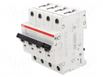 Circuit breaker | 230/400VAC | Inom: 2A | Poles: 4 | Charact: C | 6kA