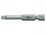 Screwdriver bit | square | RB1 | 1/4" | Overall len: 89mm
