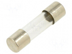Fuse: fuse | 400mA | 220VAC | quick blow | cylindrical,glass | 5x20mm