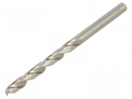 Drill bit | for metal | &Oslash;: 5.5mm | high speed steel grounded HSS-G