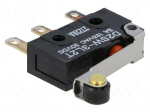 Microswitch SNAP ACTION | 3A/125VAC | 3A/30VDC | SPDT | ON-(ON) | D2SW
