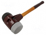 Hammer | 490mm | W: 175mm | 2.82kg | 80mm | round | wood | SIMPLEX