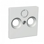 SCHNEIDER ELECTRIC CENTRAL PLATE R+TV+SAT WHITE