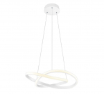 Trio Course LED piekarama lampa matt white 4000K brushed steel R32051131 4017807476989