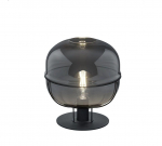 TRIO-Lighting Lorena table lamp E27 matt black/chrome glass gaismeklis