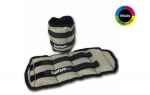 Tunturi Wrist and Ankle Weights 2kg, Gray, 2pcs