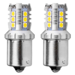 Autolambid, Mootorratta ja traktori valgustid // Auto LED-pirnid ja komplektid // Żar&oacute;wki led canbus 3030 16smd 1156 ba15s p21w r10w r5w white 12v 24v amio-02796