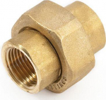 Straight conic connector FF 1/2''