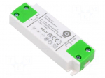 Power supply: switching | LED | 20W | 12VDC | 1.67A | 180&divide;264VAC | FTPC-E